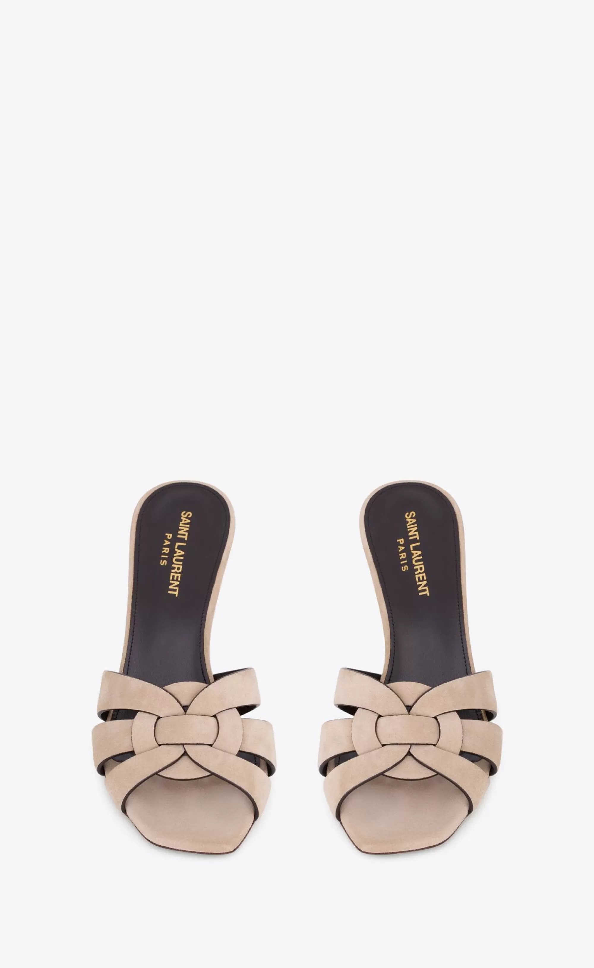 Women Saint Laurent MULES^TRIBUTE Mules In Suede | | YSL.com