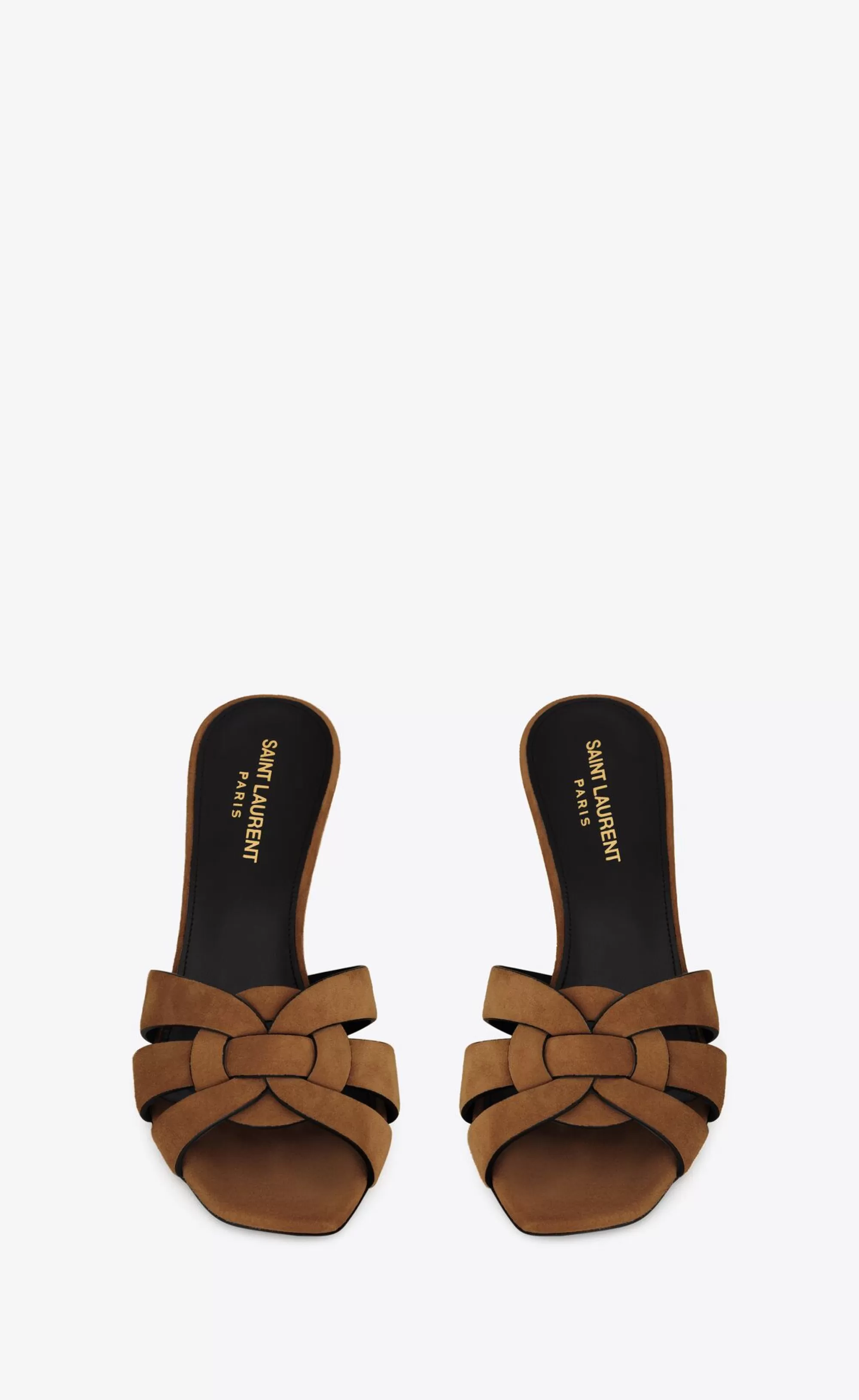 Women Saint Laurent MULES^TRIBUTE Mules In Suede | | YSL.com