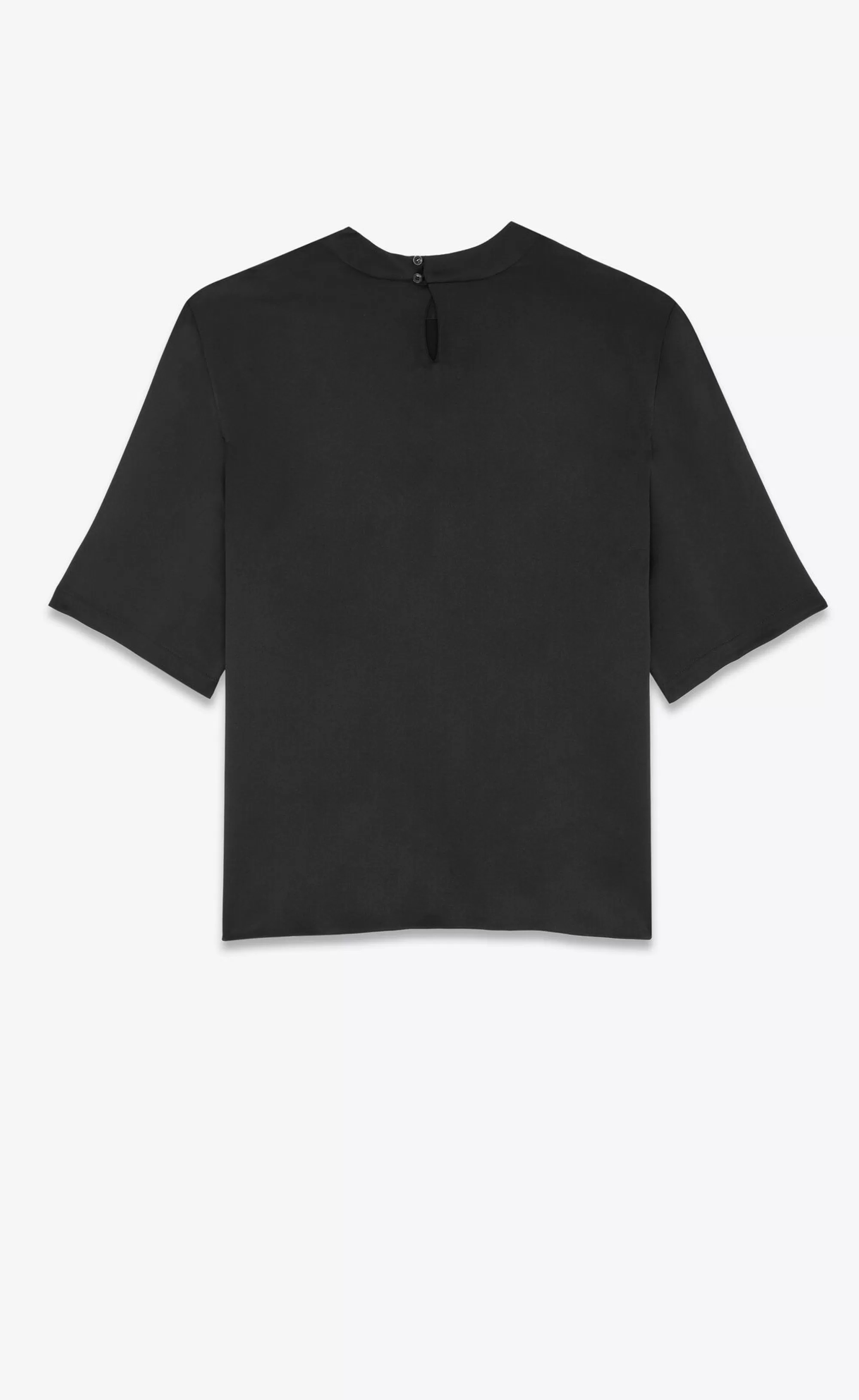 Saint Laurent ALL READY TO WEAR | SHIRTS^T-shirt In Silk Satin | | YSL.com