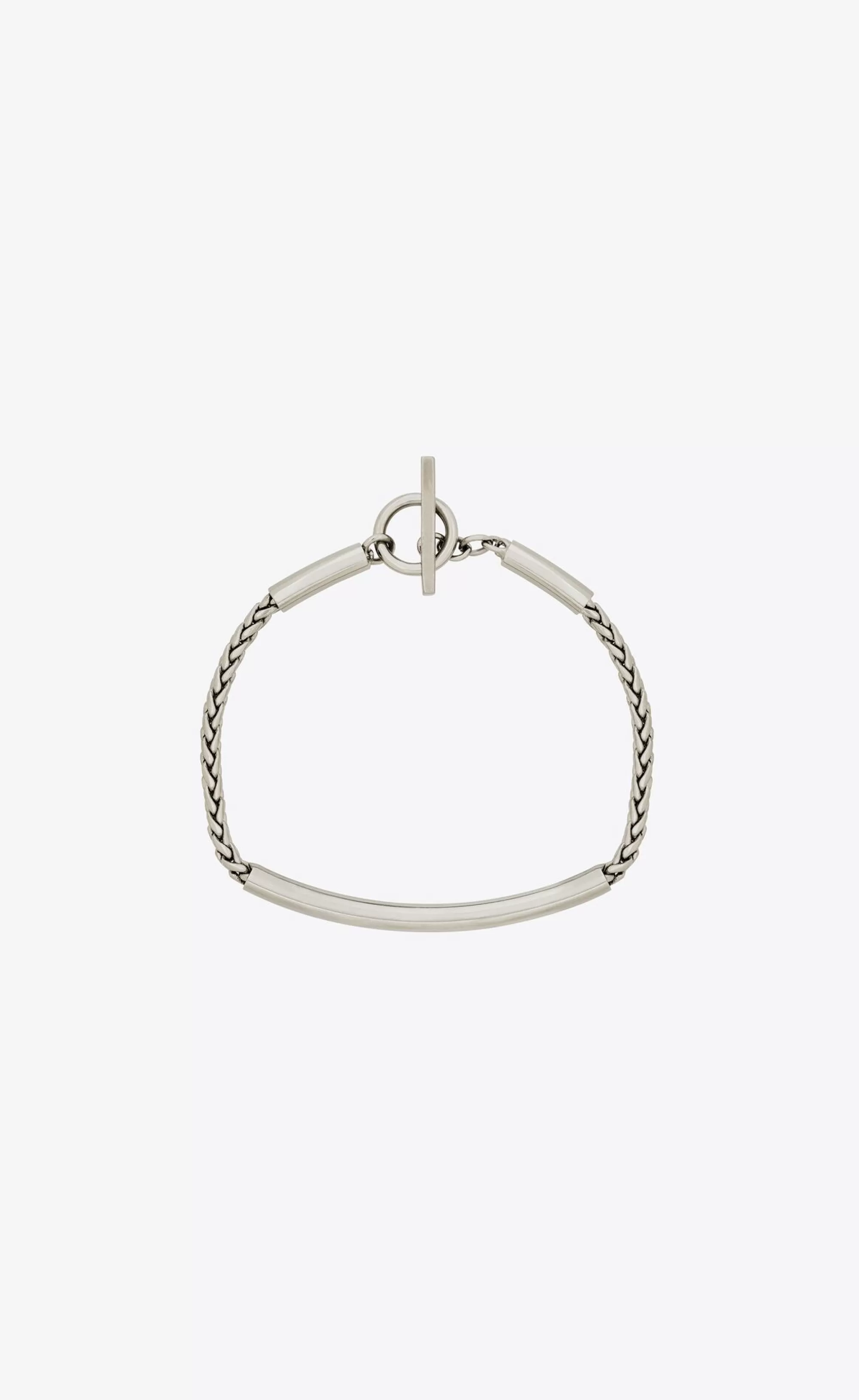 Saint Laurent Bracelets^Tube Chain Bracelet In Metal | | YSL.com