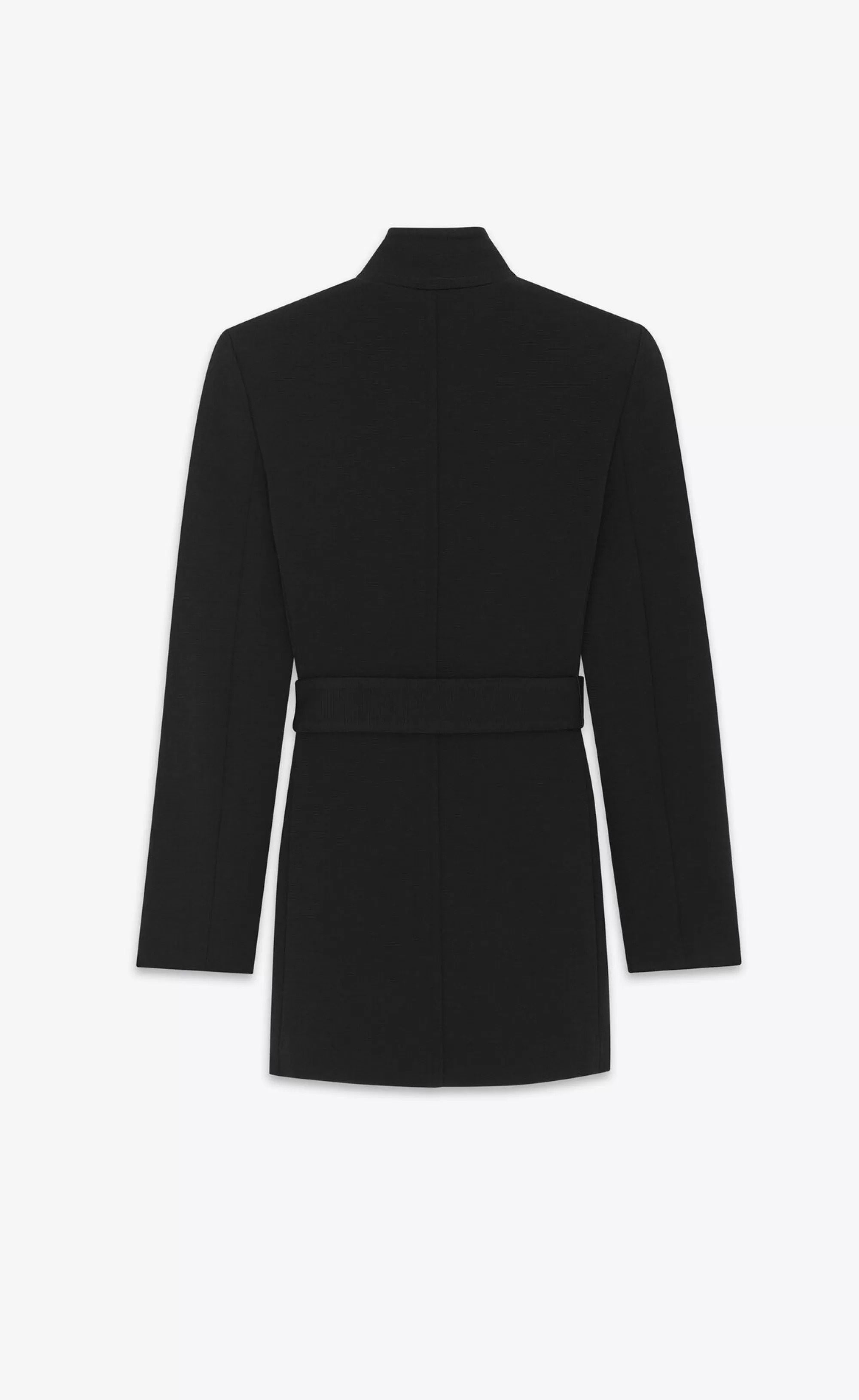 Women Saint Laurent JACKETS AND PANTS^Tunic Jacket In Wool Jersey | | YSL.com