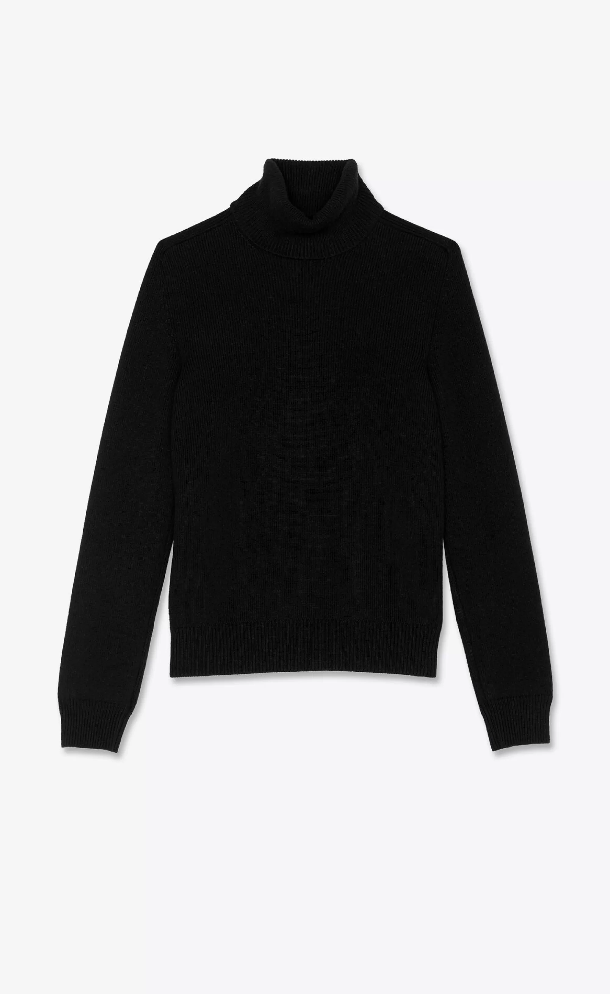 Women Saint Laurent KNITWEAR^Turtleneck Sweater In Cashmere | | YSL.com