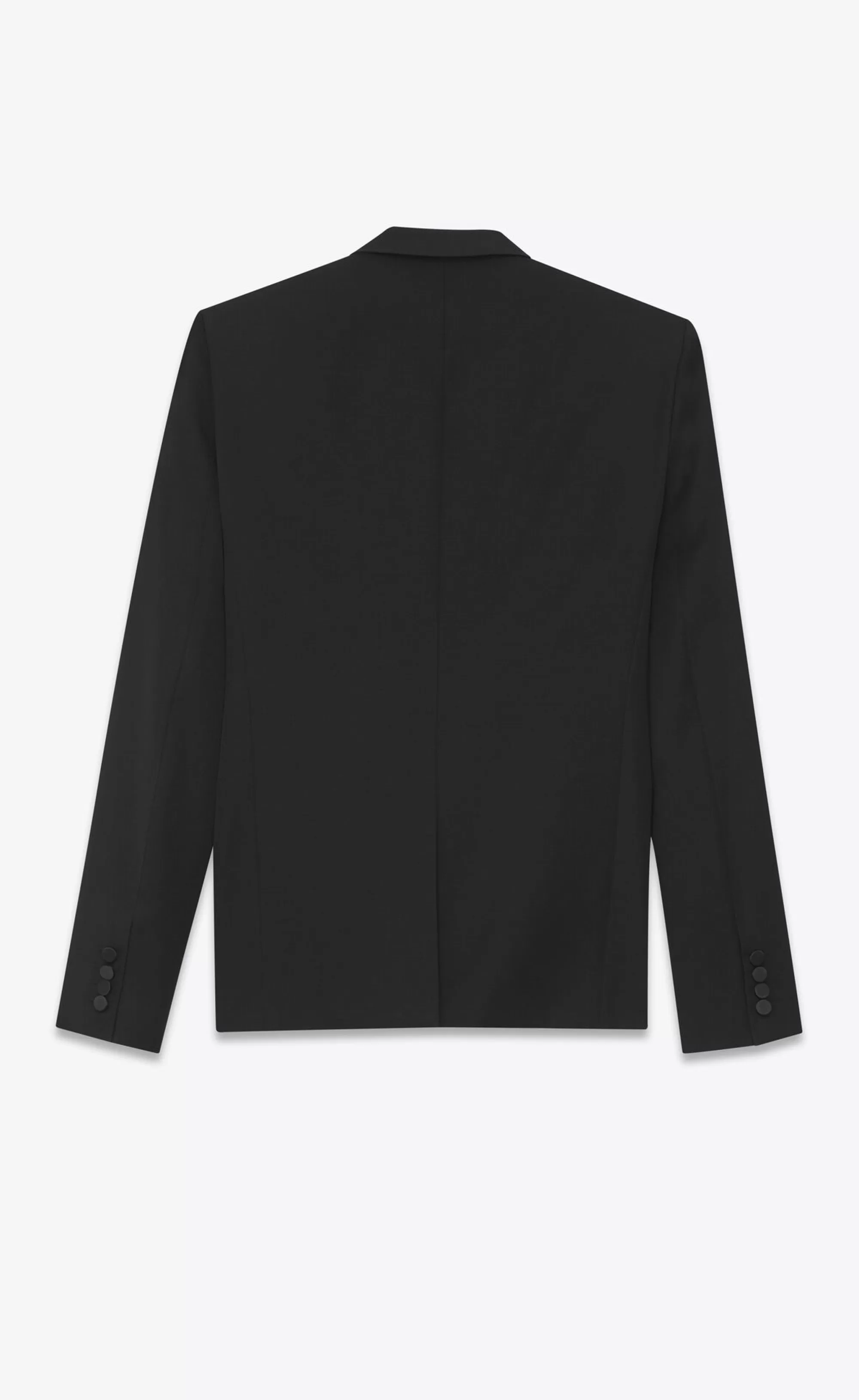 Saint Laurent ALL READY TO WEAR | SMOKING^Tuxedo Jacket In Grain De Poudre | | YSL.com