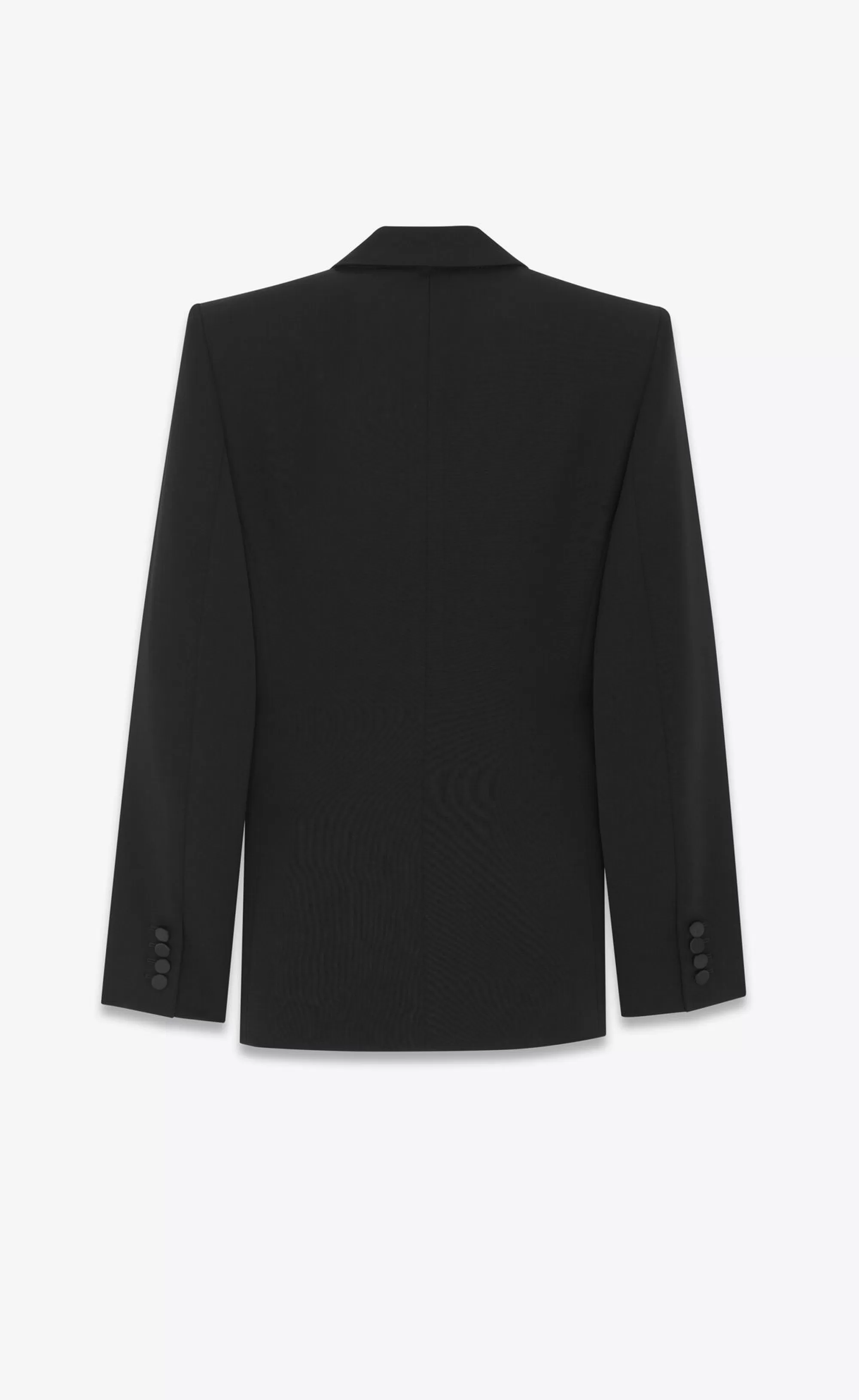 Saint Laurent ALL READY TO WEAR | SMOKING^Tuxedo Jacket In GRAIN DE POUDRE | | YSL.com