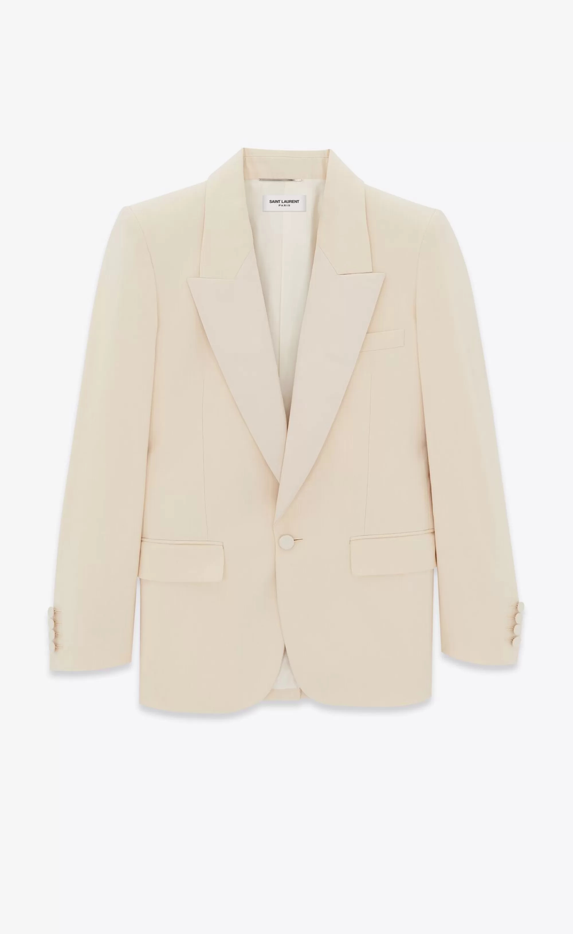 Saint Laurent SMOKING | JACKETS AND PANTS^TUXEDO JACKET IN SILK TWILL | | YSL.com