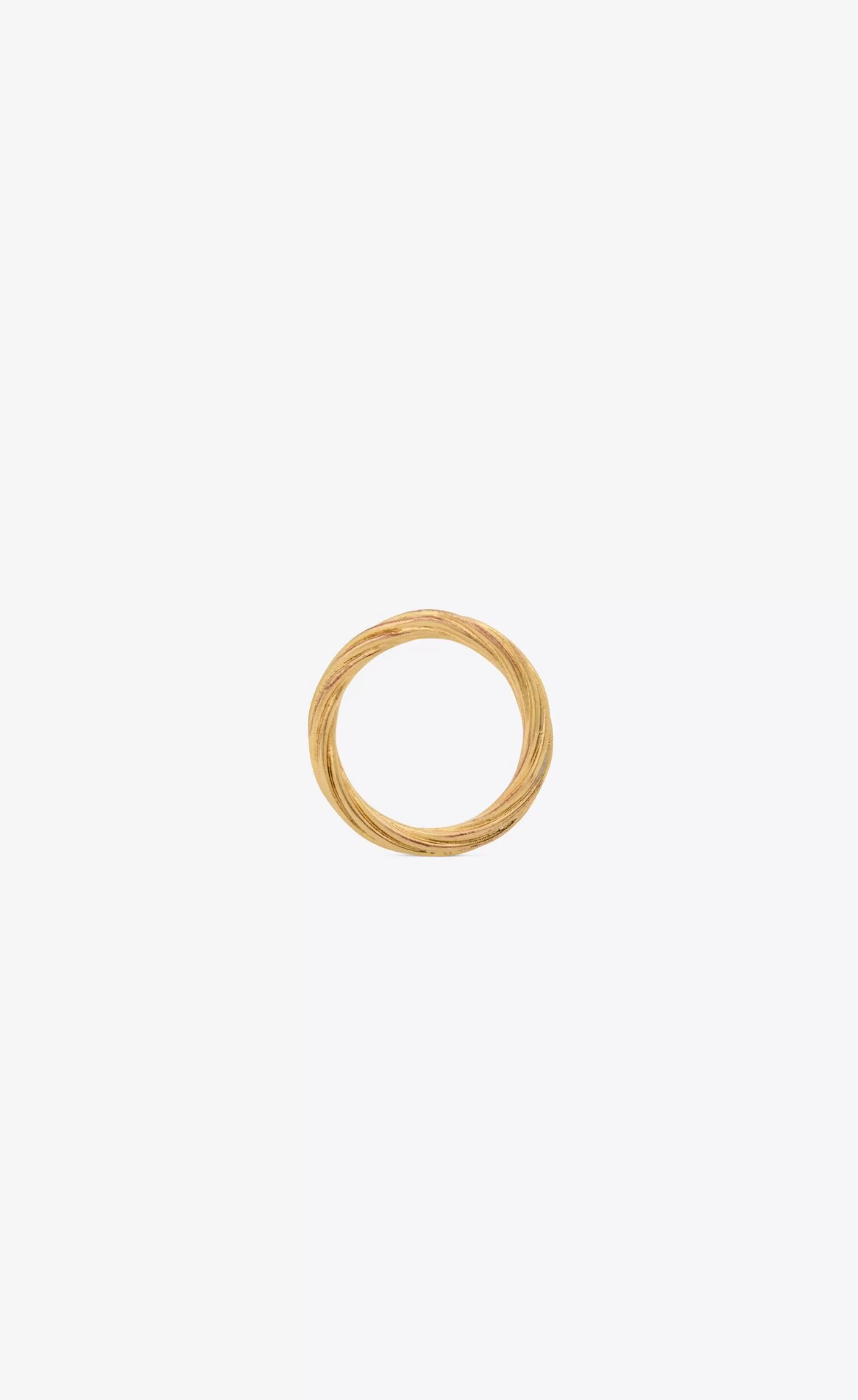 Women Saint Laurent RINGS^TWIST ARTY RING IN METAL | | YSL.com