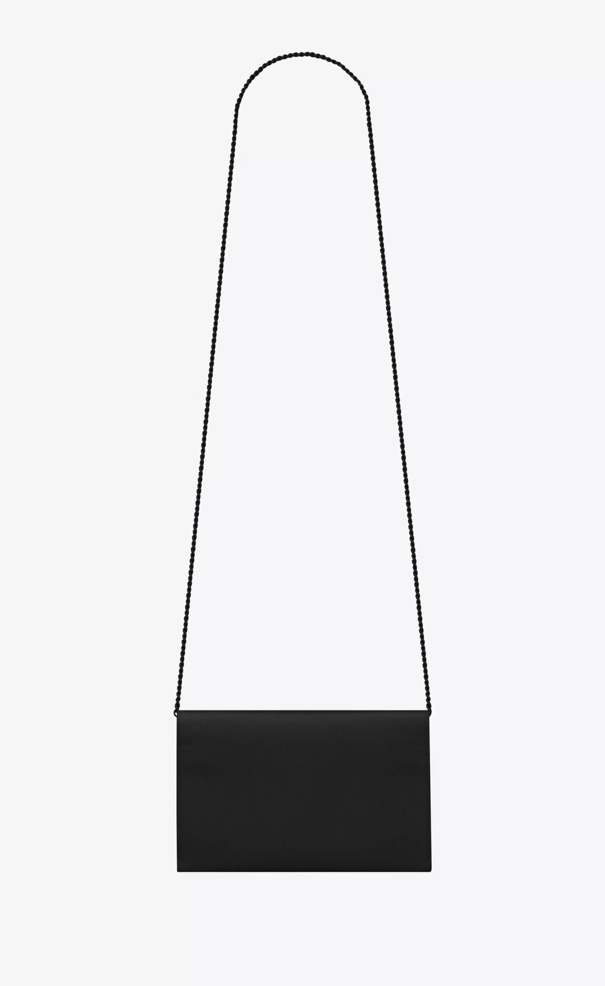 Women Saint Laurent CHAIN WALLETS^UPTOWN Chain Wallet In Grain De Poudre Embossed Leather | | YSL.com