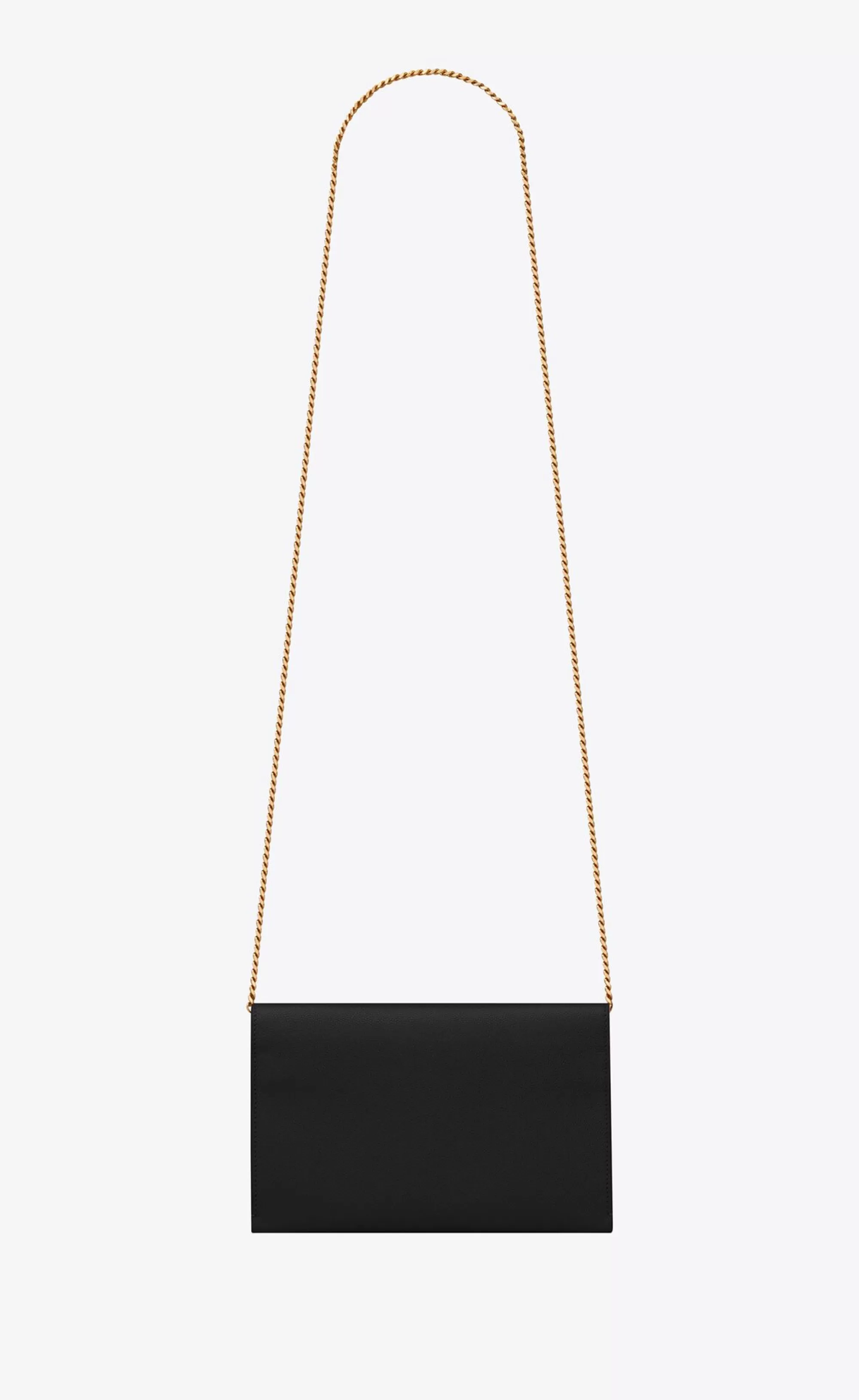 Women Saint Laurent CHAIN WALLETS | MINI BAGS^UPTOWN Chain Wallet In Grain De Poudre Embossed Leather | | YSL.com