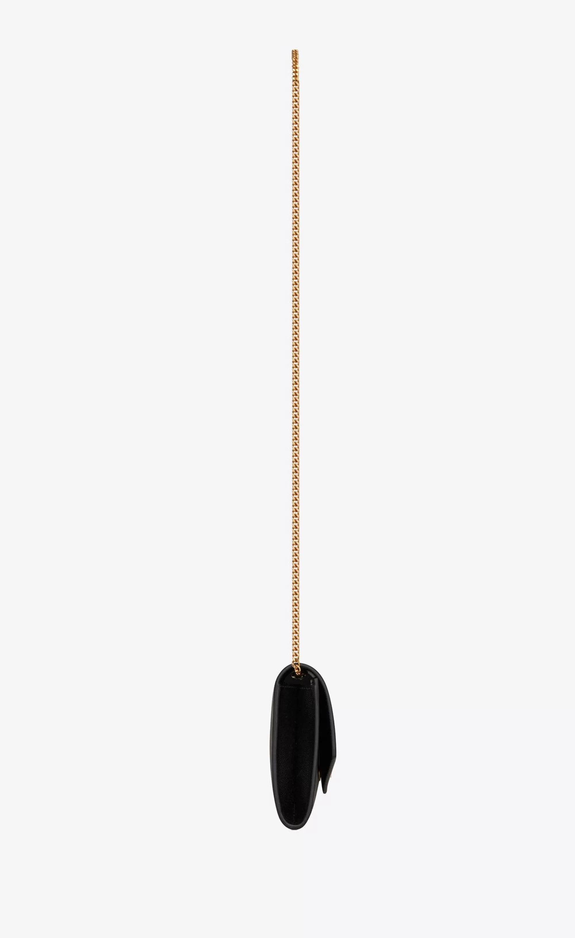 Women Saint Laurent CHAIN WALLETS | MINI BAGS^UPTOWN Chain Wallet In Grain De Poudre Embossed Leather | | YSL.com