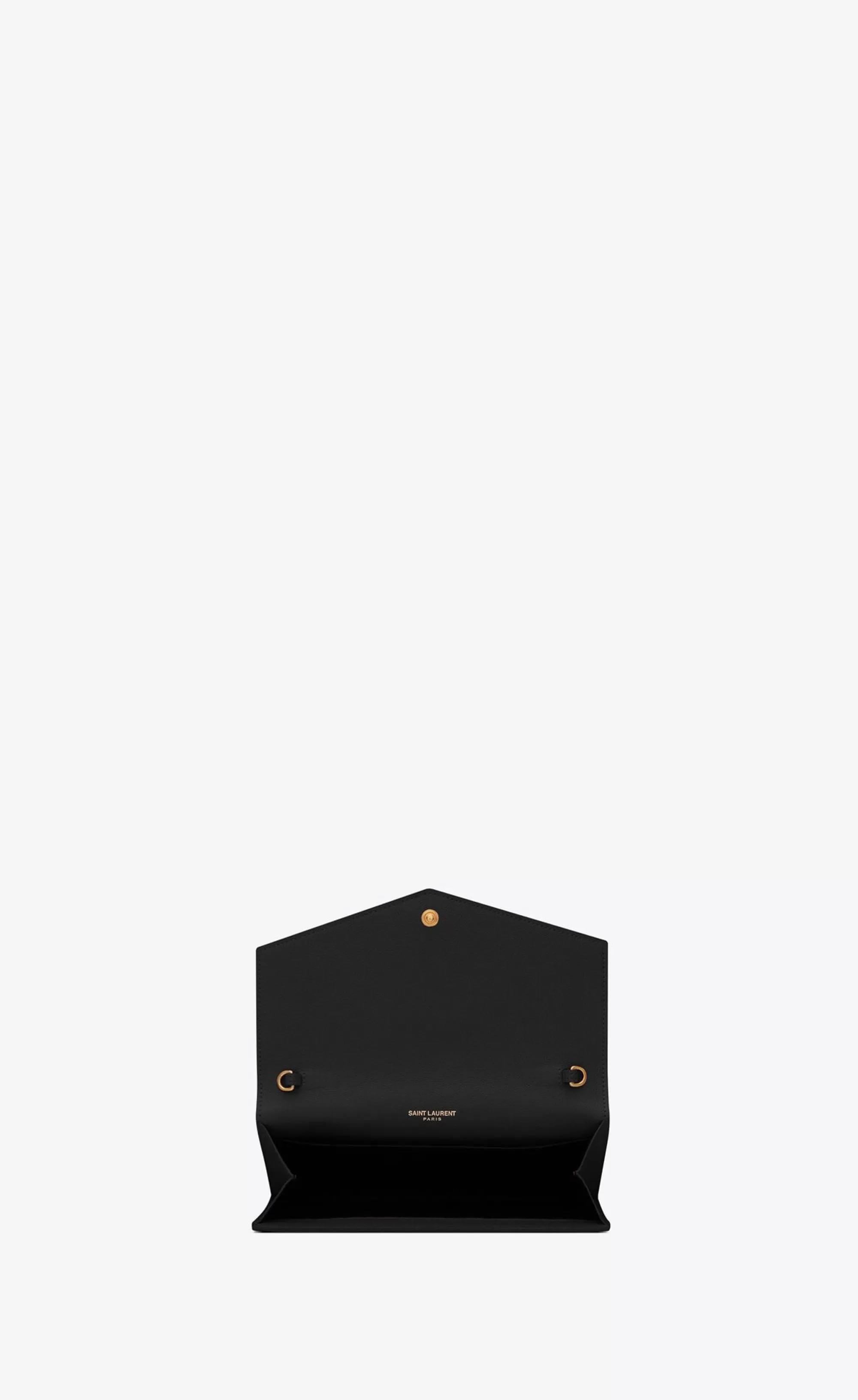 Women Saint Laurent CHAIN WALLETS | MINI BAGS^UPTOWN Chain Wallet In Grain De Poudre Embossed Leather | | YSL.com