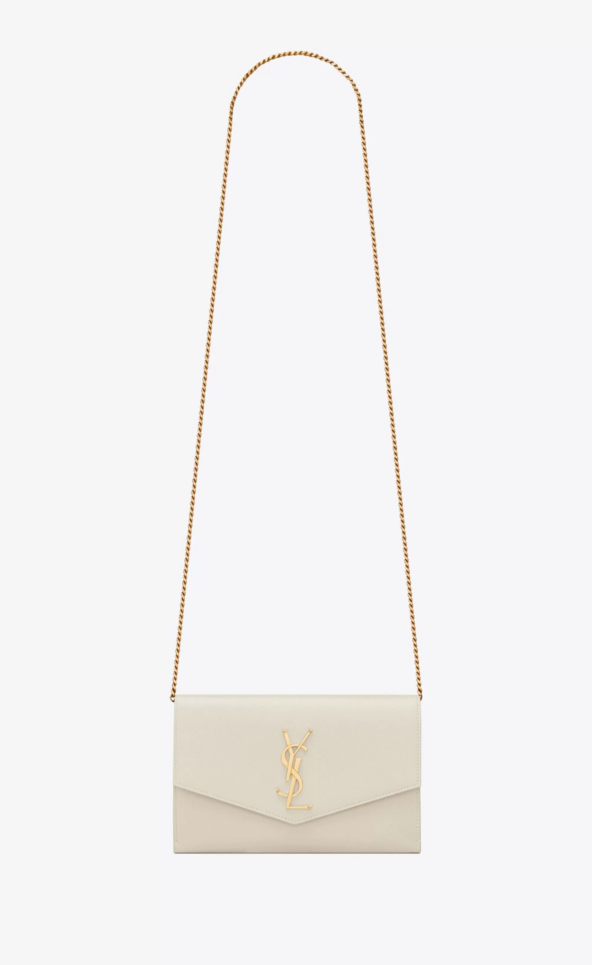 Women Saint Laurent MINI BAGS | CHAIN WALLETS^UPTOWN Chain Wallet In Grain De Poudre Embossed Leather | | YSL.com