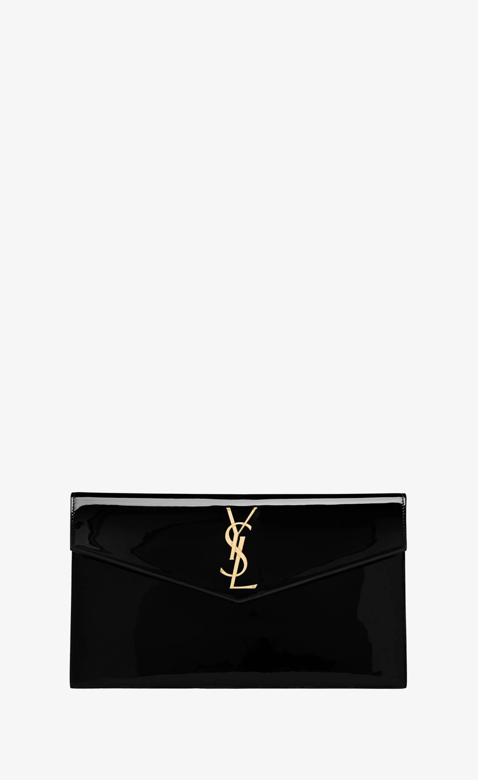 Women Saint Laurent pouches^UPTOWN POUCH IN PATENT LEATHER | | YSL.com