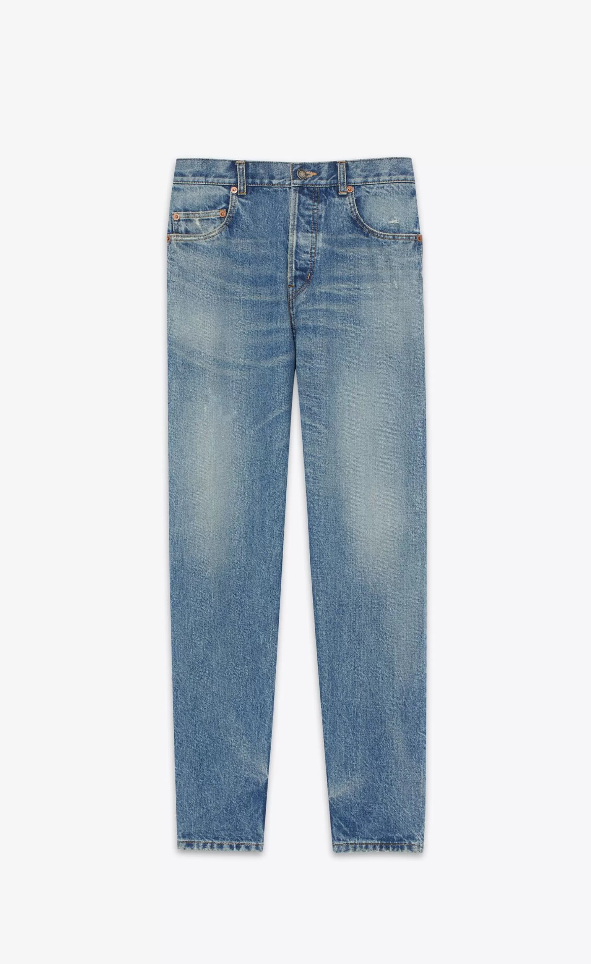 Women Saint Laurent Denim^VANESSA Jeans In Denim | | YSL.com