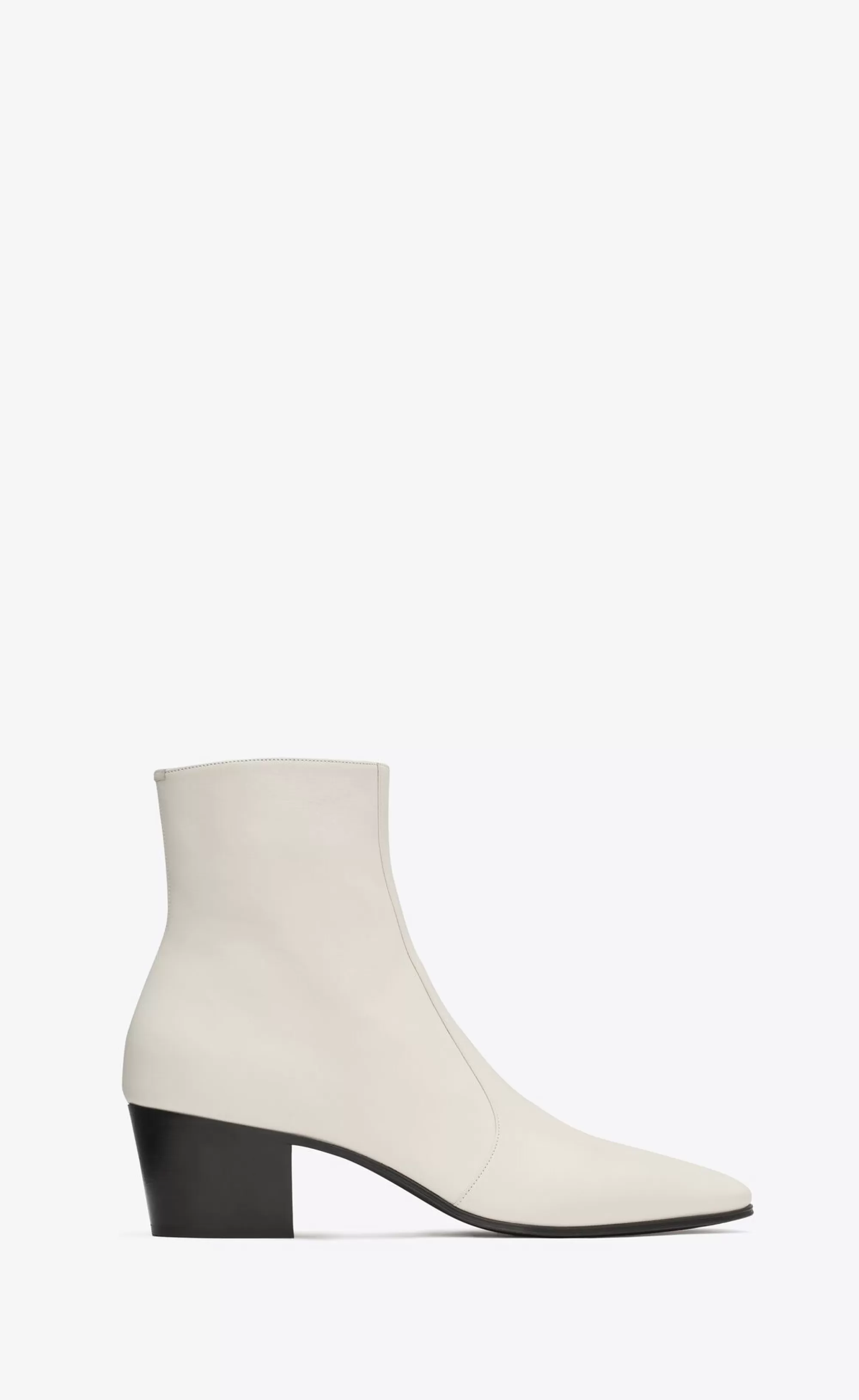 Saint Laurent BOOTS^VASSILI Zipped Boots In Smooth Leather | | YSL.com