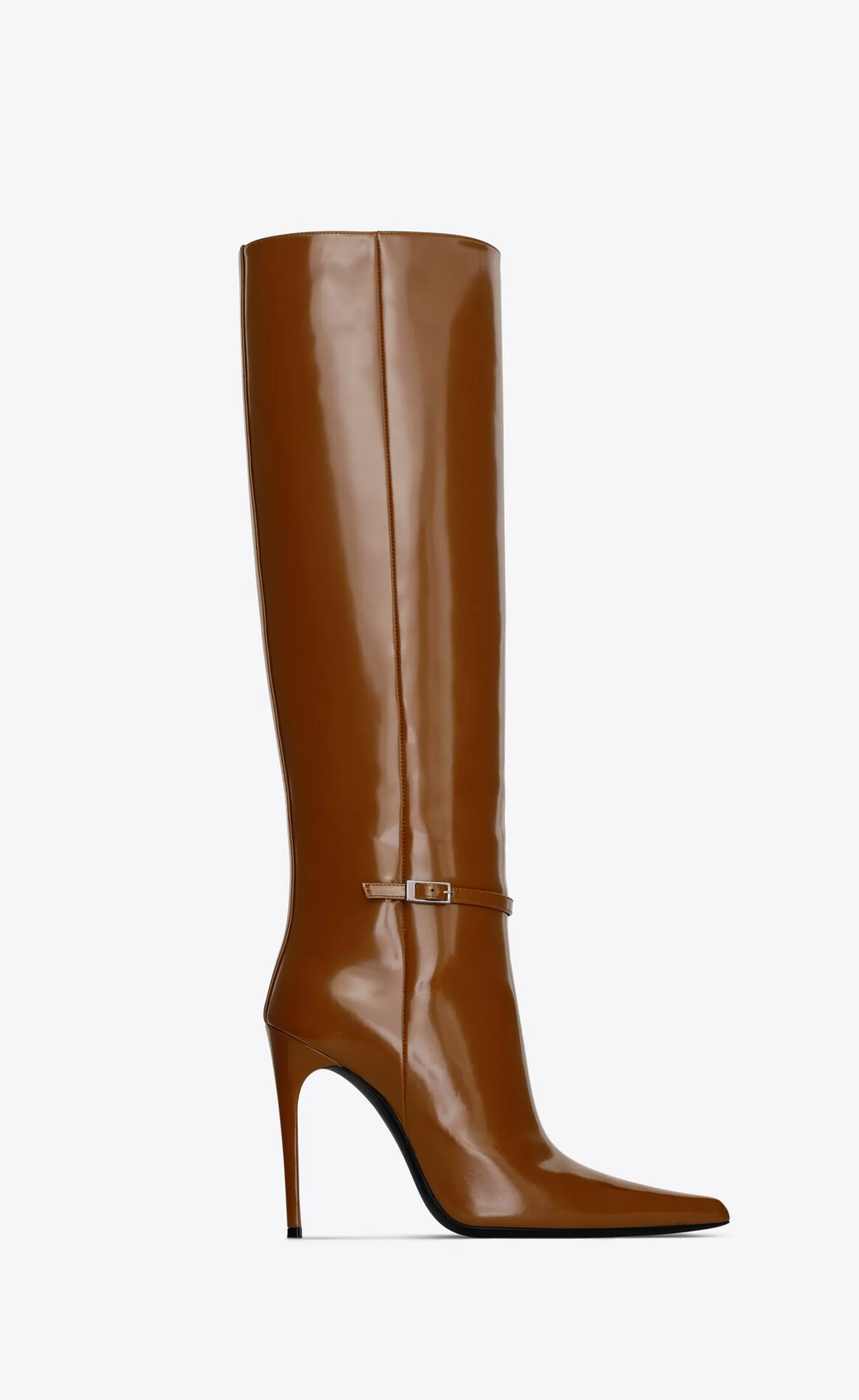 Women Saint Laurent BOOTS^VENDOME Boots In Glazed Leather | | YSL.com