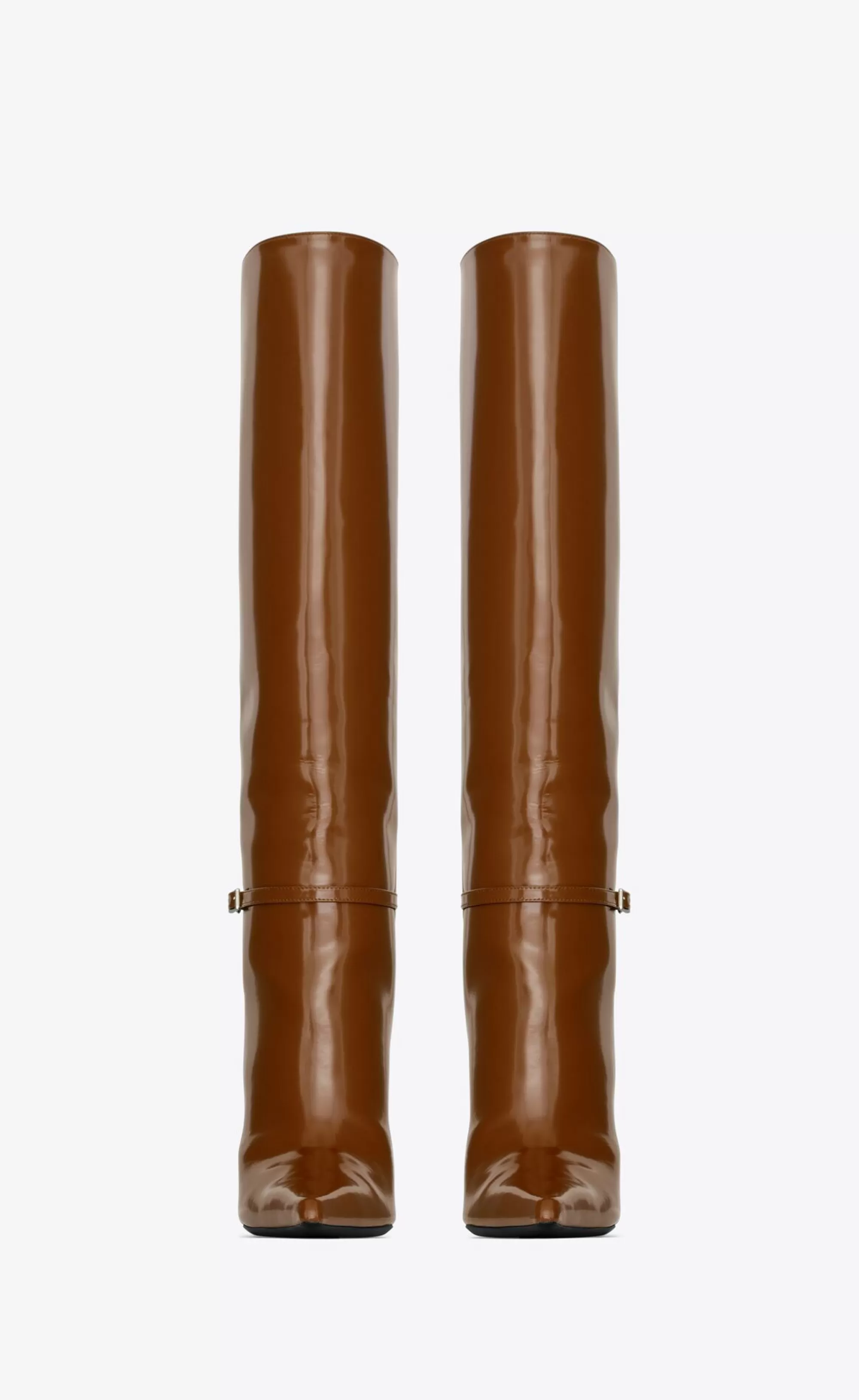 Women Saint Laurent BOOTS^VENDOME Boots In Glazed Leather | | YSL.com