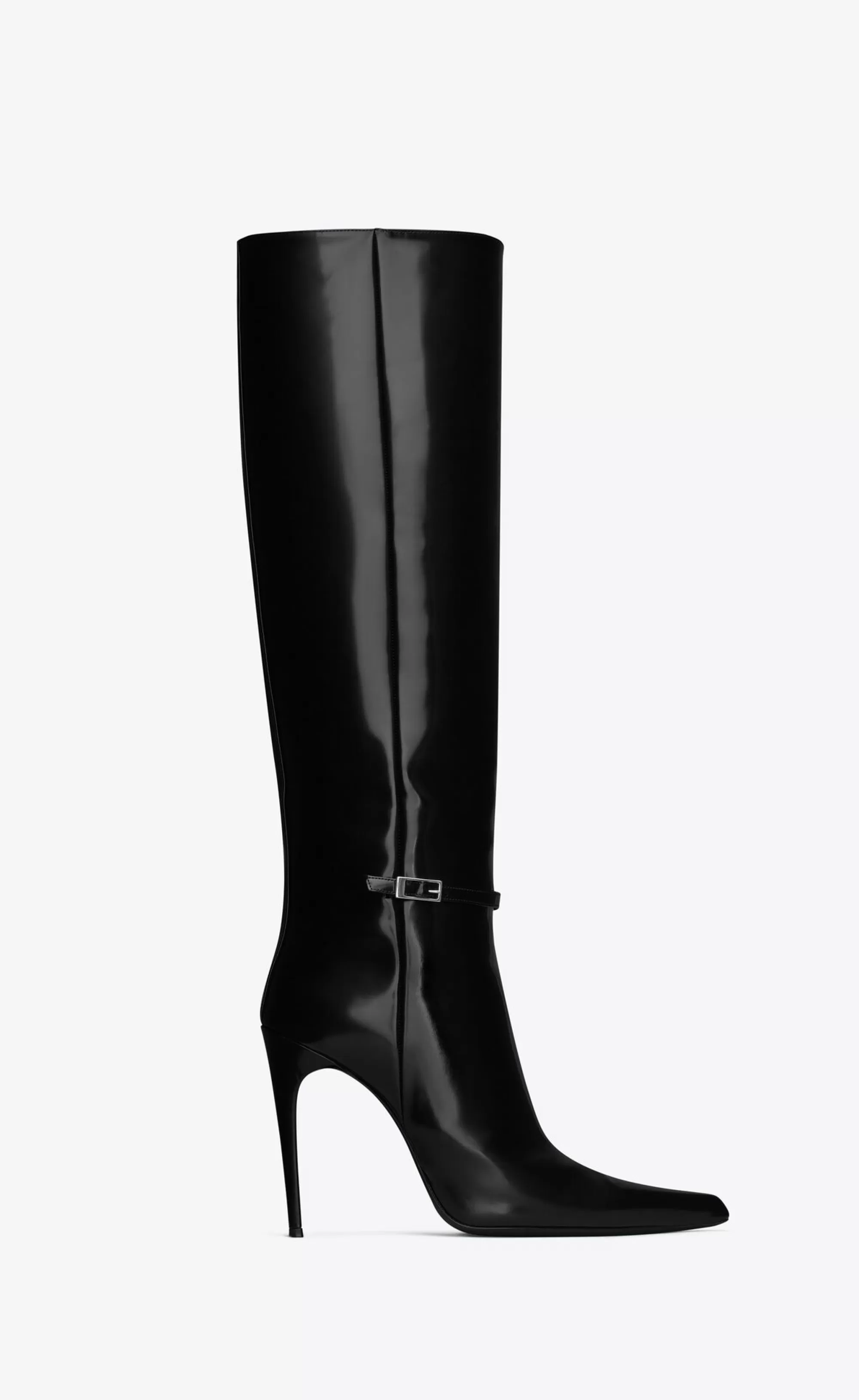 Women Saint Laurent BOOTS^VENDOME Boots In Glazed Leather | | YSL.com