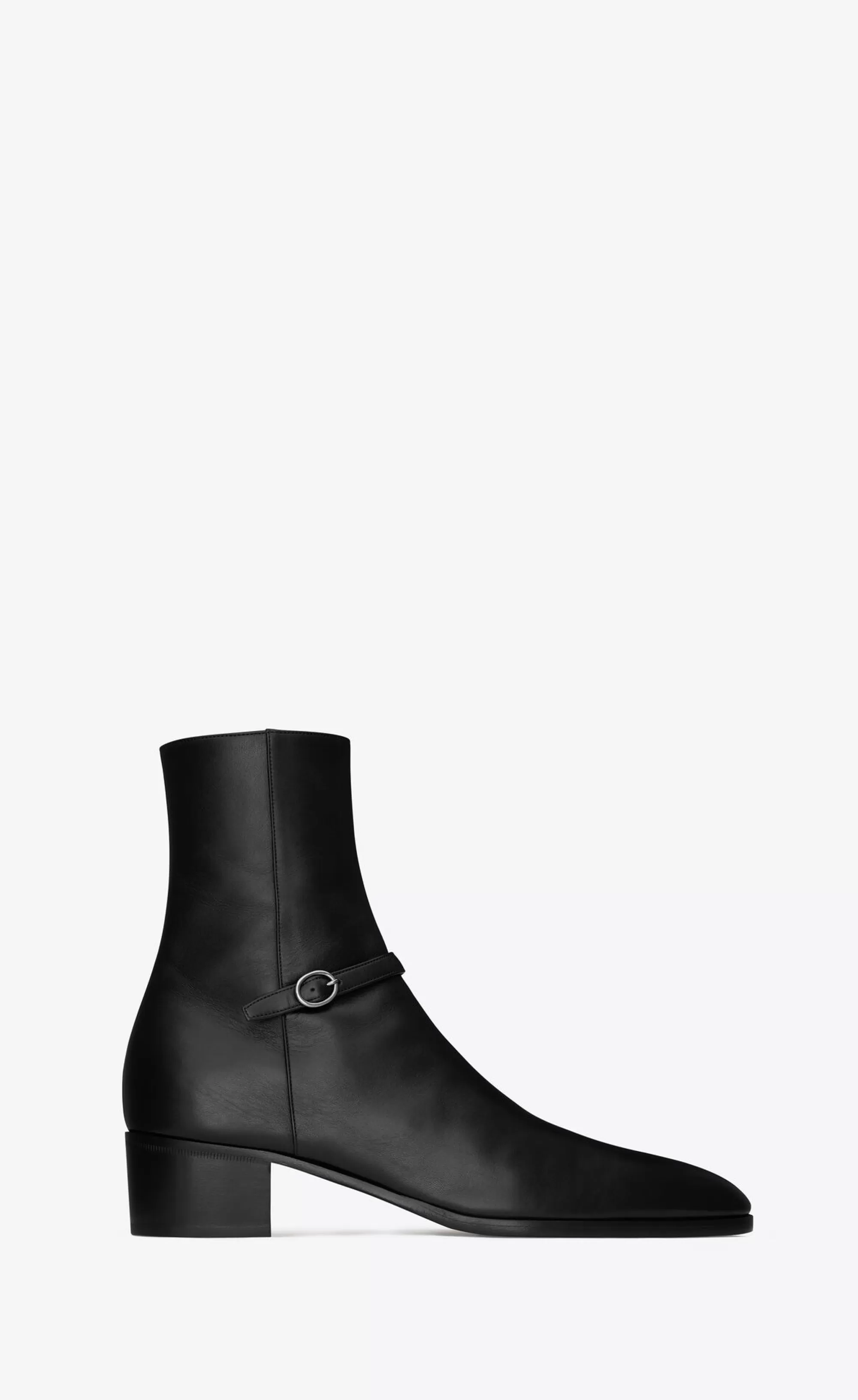 Saint Laurent BOOTS^VLAD Zipped Boots In Smooth Leather | | YSL.com