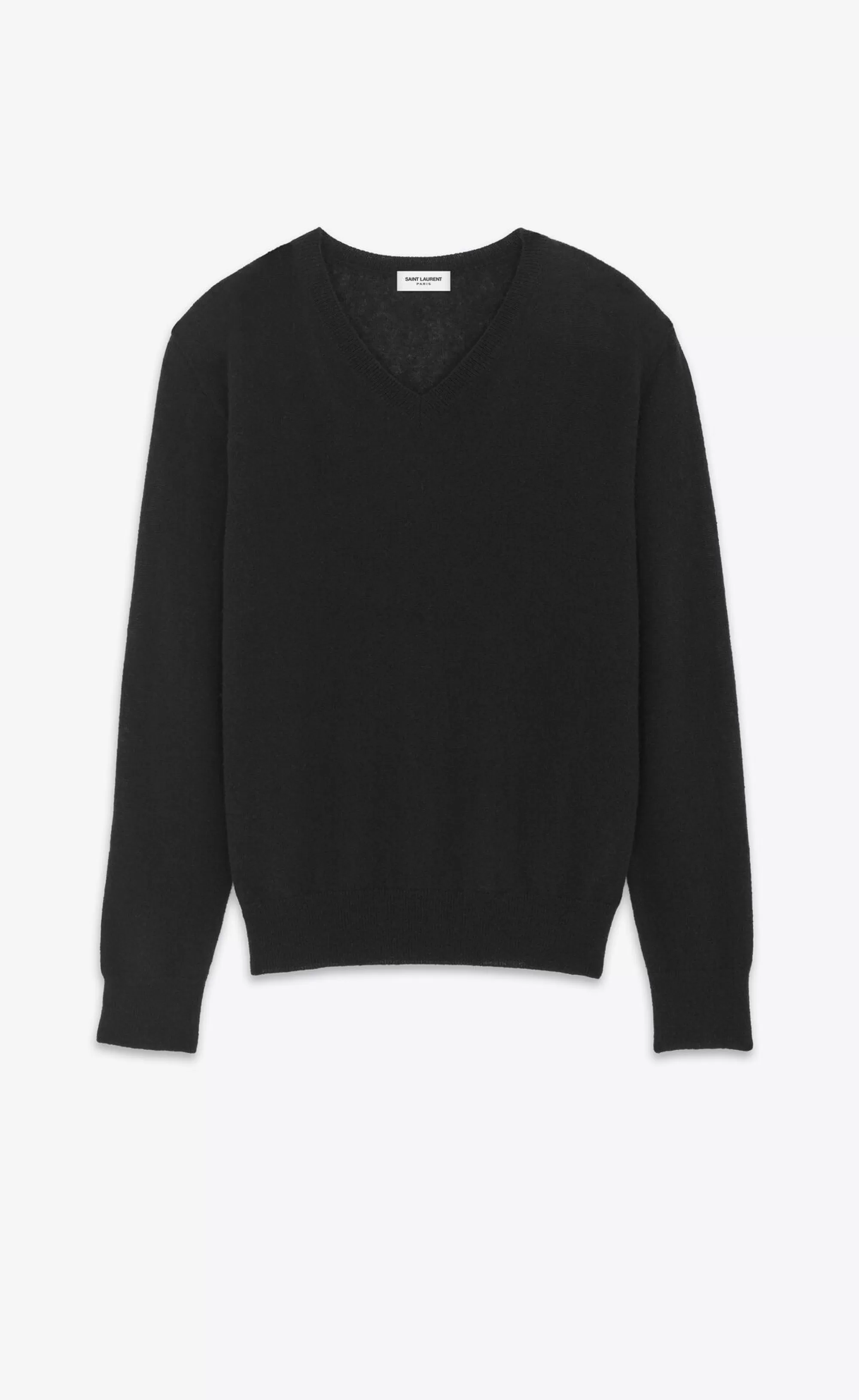 Saint Laurent ALL READY TO WEAR | KNITWEAR^V-neck Sweater In Cashmere And Silk | | YSL.com