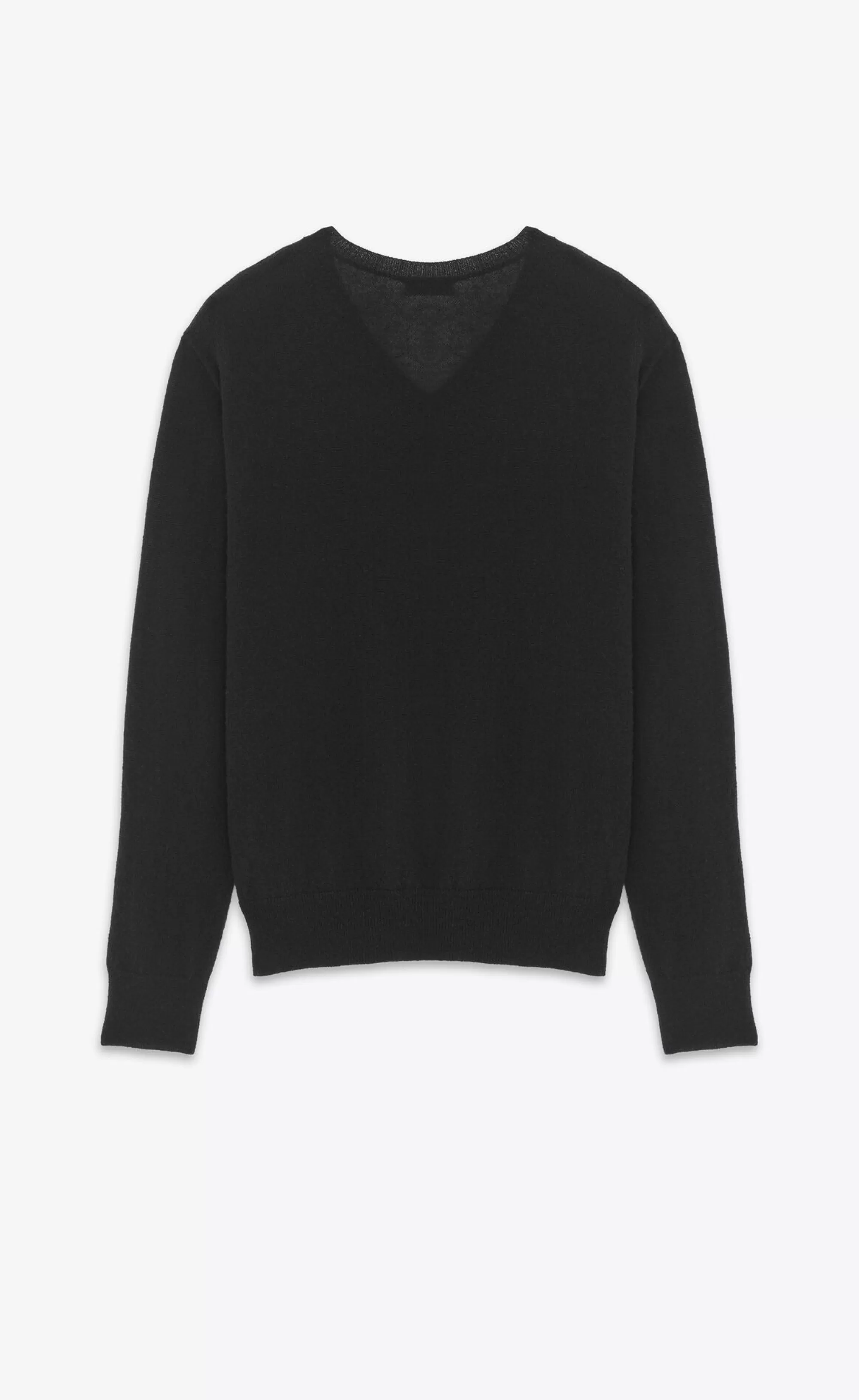 Saint Laurent ALL READY TO WEAR | KNITWEAR^V-neck Sweater In Cashmere And Silk | | YSL.com