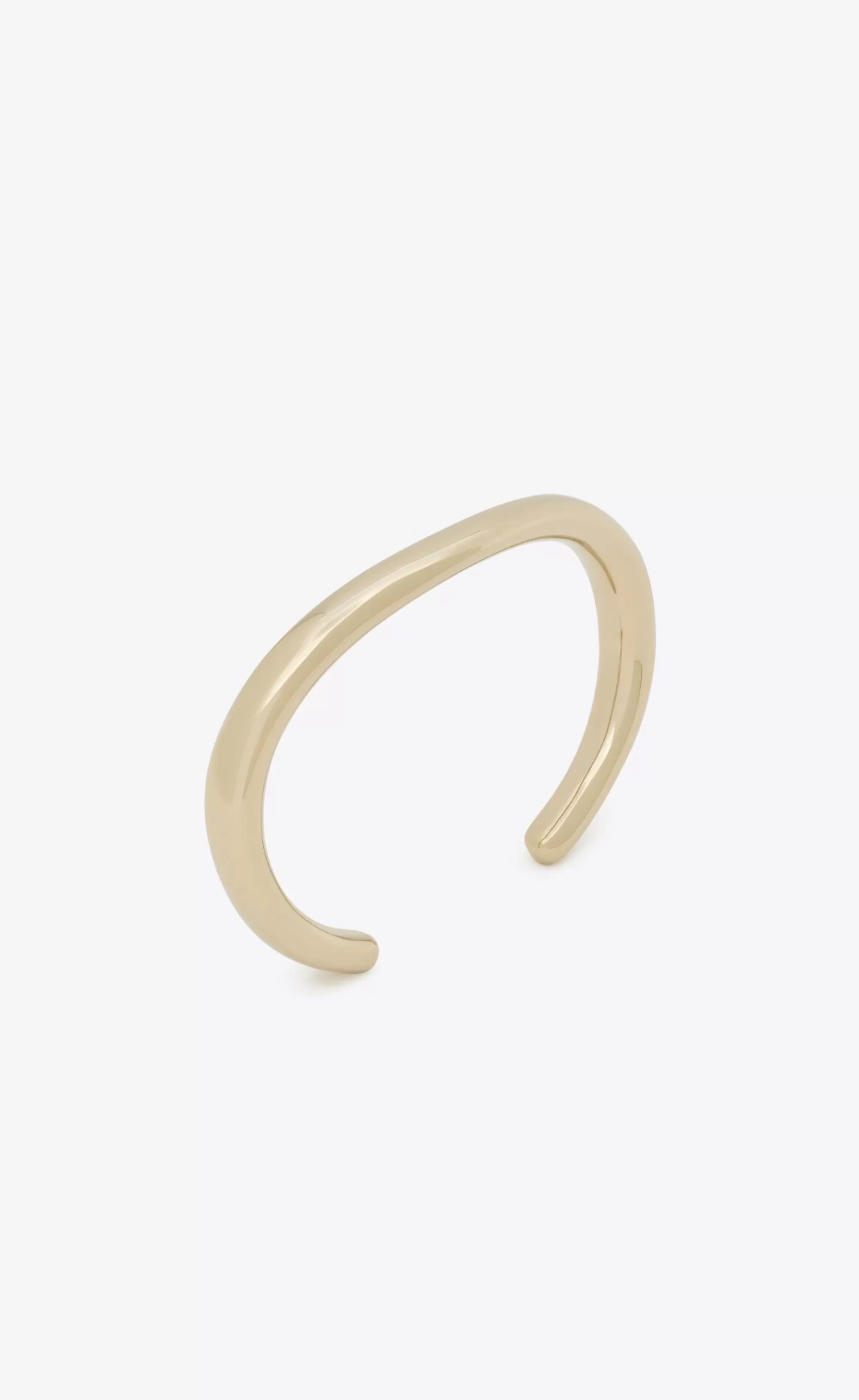 Women Saint Laurent Bracelets | CUFFS AND BRACELETS^Wavy Cuff In Metal | | YSL.com