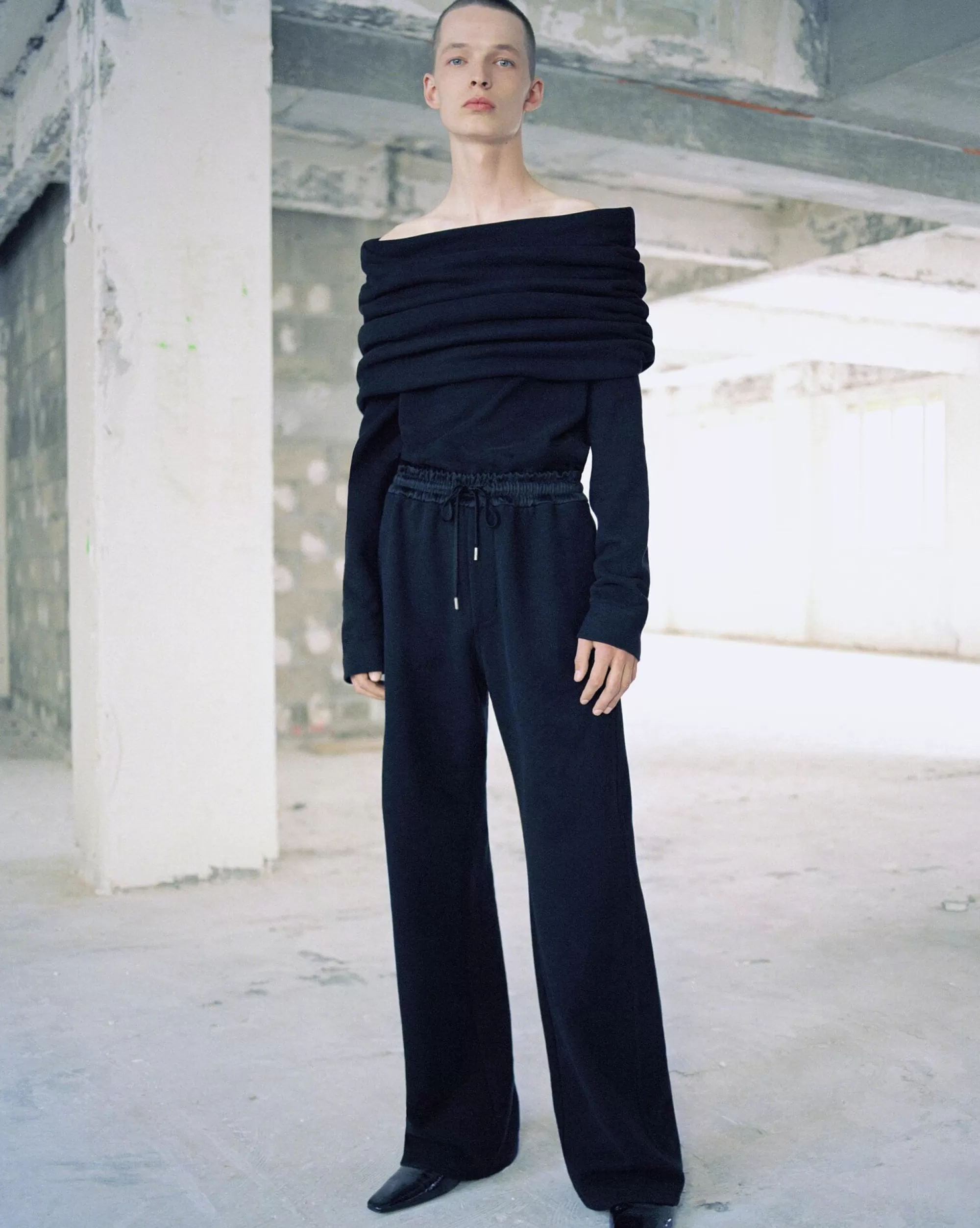 Saint Laurent ALL READY TO WEAR | JERSEY^Wide-leg Sweatpants In Fleece | | YSL.com