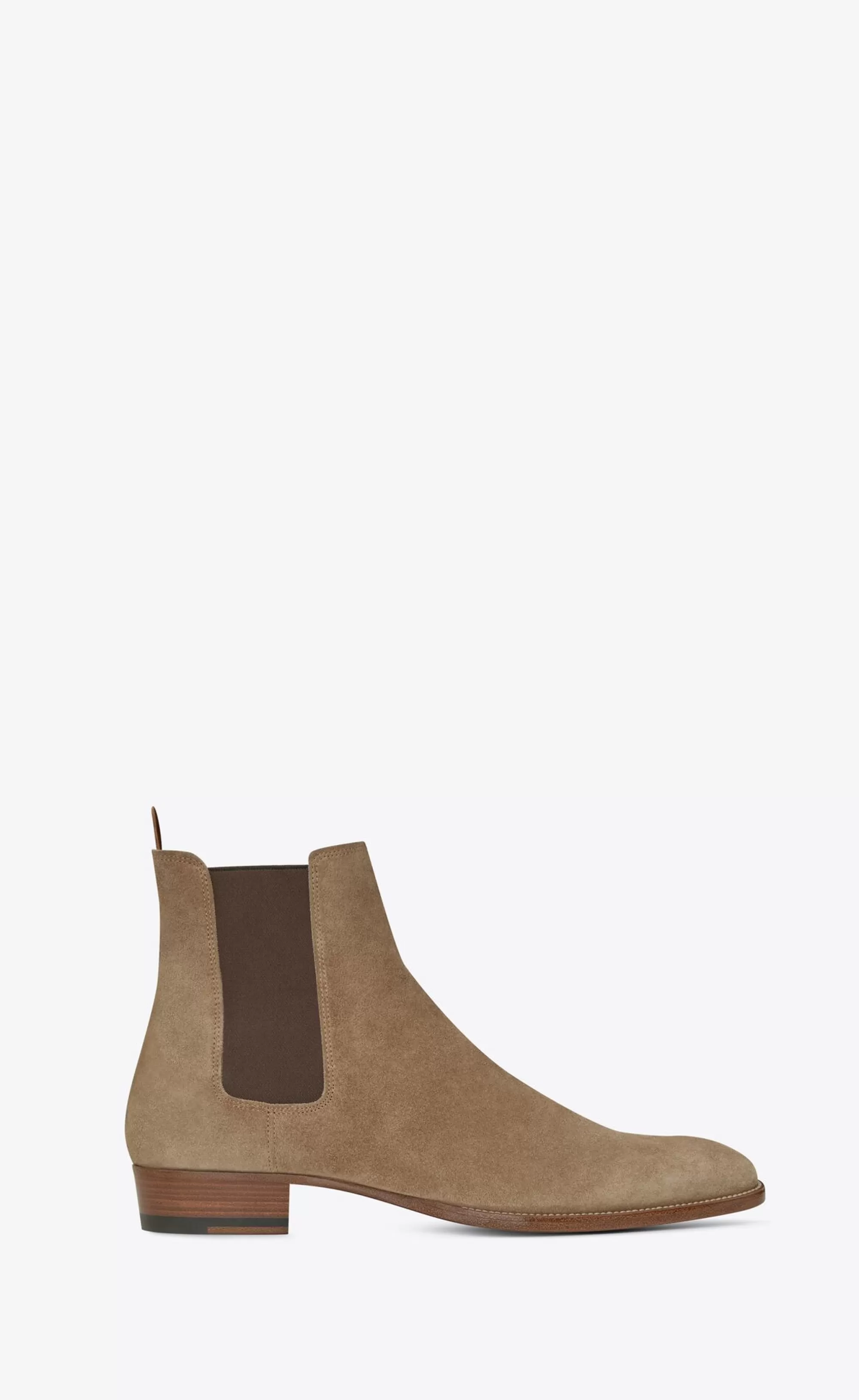 Saint Laurent BOOTS^Wyatt Chelsea Boots In Suede | | YSL.com