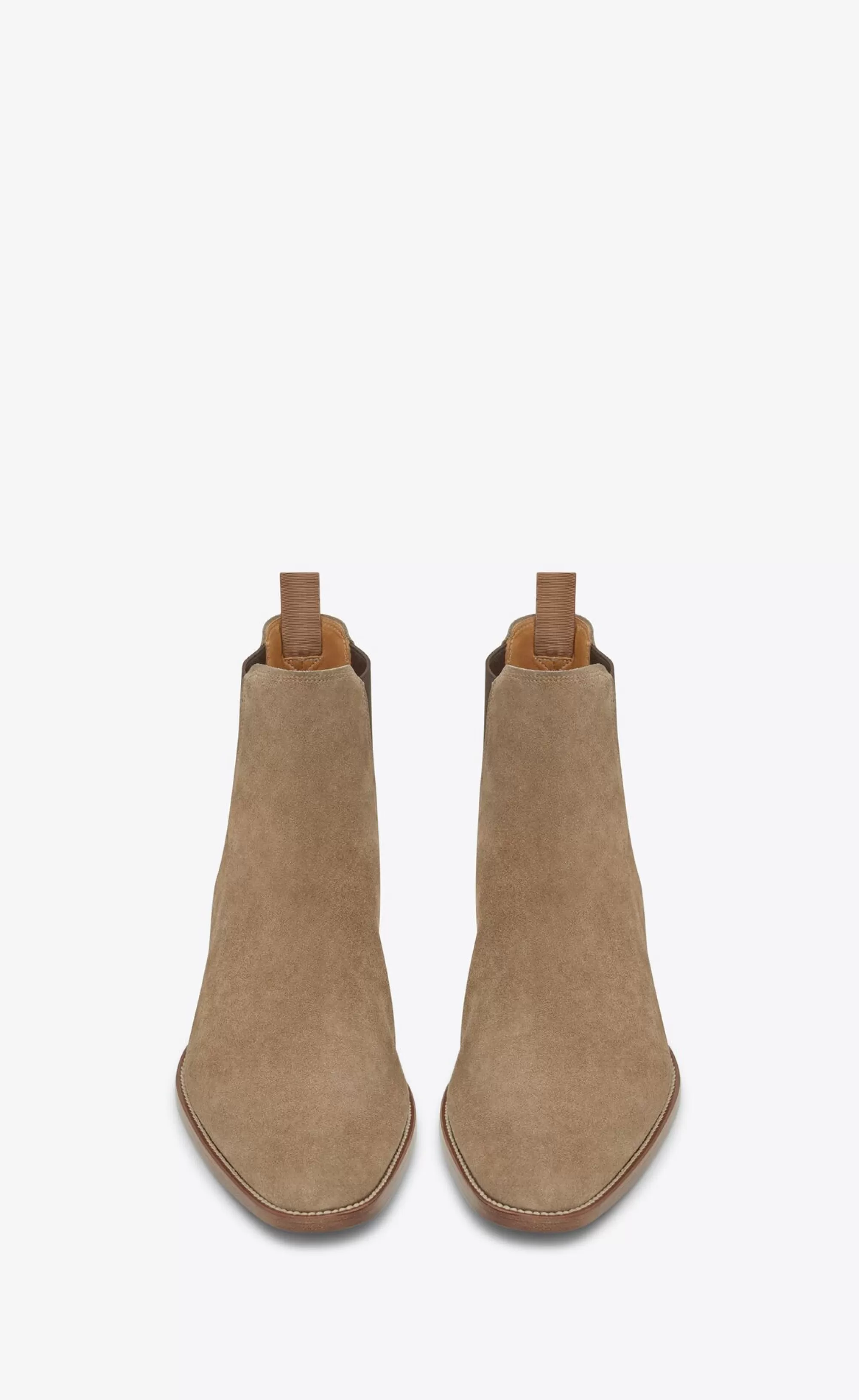 Saint Laurent BOOTS^Wyatt Chelsea Boots In Suede | | YSL.com