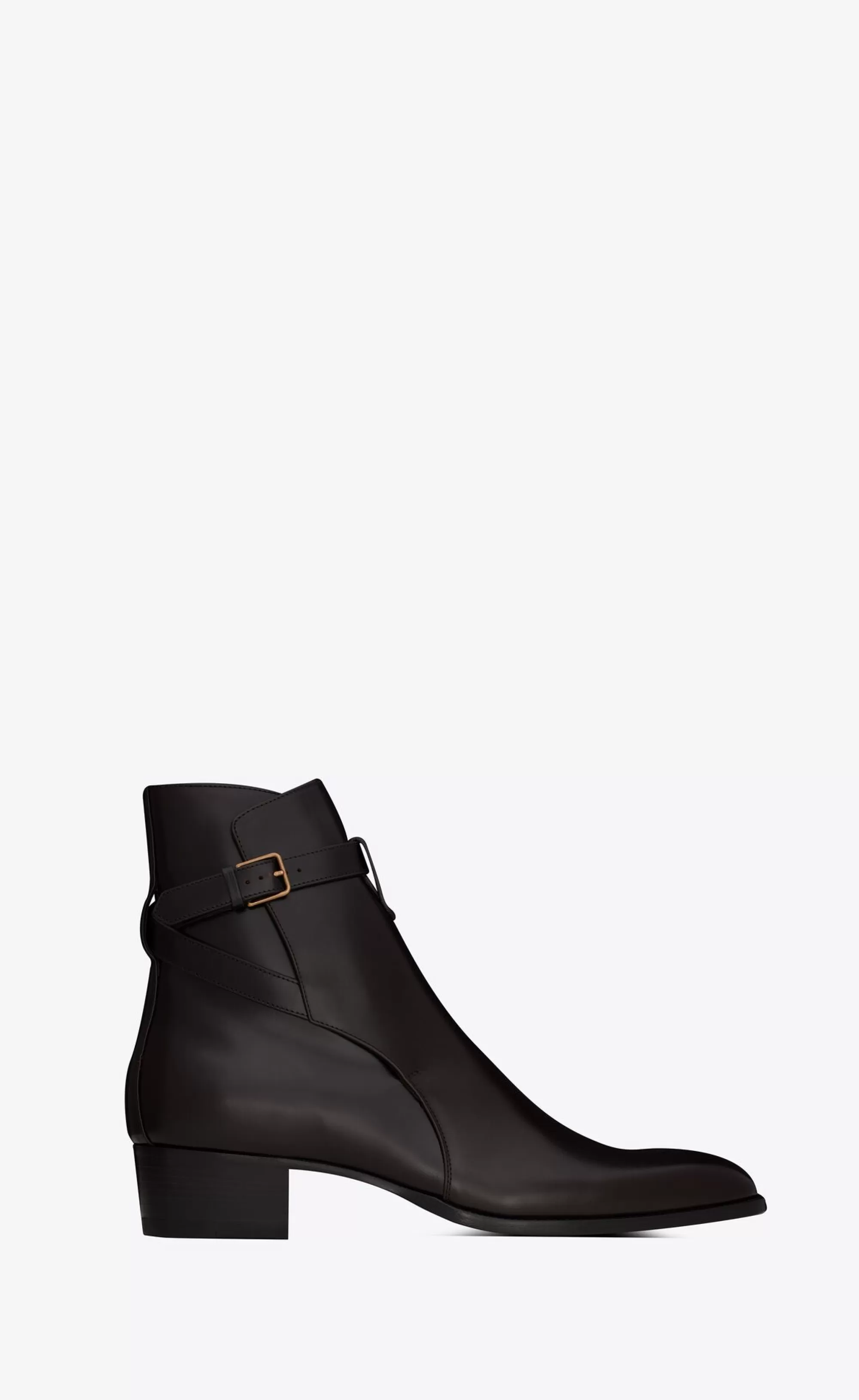 Saint Laurent BOOTS^WYATT Jodphur In Smooth Leather | | YSL.com