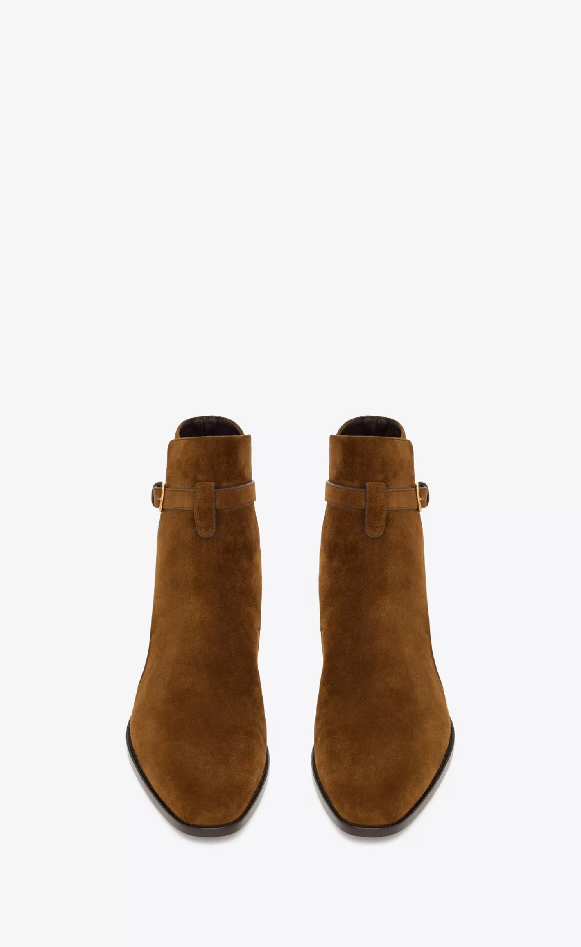 Saint Laurent BOOTS^WYATT Jodphur In Suede | | YSL.com